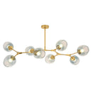 Modern Glass Chandelier Pendant Lamp Hanging Light for Dining Room Kitchen by Ljojo.