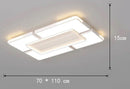 Ljojo Minimalist Ceiling Fan Light for Living Room Bedroom Dining Room Lighting