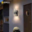 Ljojo Matte Black LED Wall Sconce Dusk to Dawn Outdoor Light