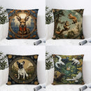Enchanted Forest Animals Pillow Cover - Ljojo Home Decor