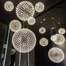 Modern Design Spark Ball LED Pendant Light Full Sky Star Art Chandelier by Ljojo