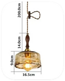 Ljojo 4W LED Wall Lamp Sconce with Knob Switch for Bedroom & Living Room Lighting