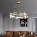 Luxury Crystal Chandelier Modern Led Pendant Light for Living Room Hotel Villa Bedroom Dining Room