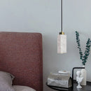 Ljojo Marble Small Pendant Lamp: Green, White, Black LED Ceiling Light
