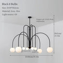 LED Pendant Lamp Modern Magic Bean Hanging Light Living Room Chandelier Ljojo