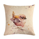 Animal Print Linen Pillowcase by Ljojo - Home Decor Cushion Cover