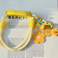 Cream Flower Cup Holder Hand-held Lanyard for Tumbler - Ljojo Brand