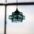 Japanese Style Retro Handmade Chandelier Glass Chandelier for Home Bar by Ljojo.