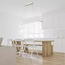 Ljojo Modern LED Pendant Light for Living Room | Minimalist Chandelier Dining Bedroom Lighting