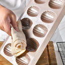 Ljojo Madeleine Mini Cake Pan Nonstick Baking Mold Tin Tray - Mini Biscuit Cookie Pans