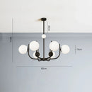 Nordic Glass Led Chandelier for Dining Room Living Room Bedroom Home Decor Lighting - Ljojo