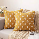 Cotton Cushion Cover for Sofa Living Room Car by Ljojo - 45*45 Decorative Pillowcase