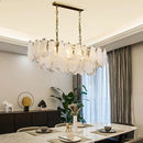 Nordic Luxury Glass Crystal Chandelier Fixture for Living & Dining Room by Ljojo
