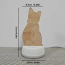 3D Dreamy Hug Cat LED Night Light, USB Warm Atmosphere Bedlight for Bedroom, Christmas Gift.