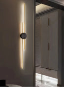 LED Strip Black Gold Wall Lamp for Nordic Decor - Ljojo