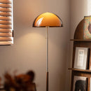 Vintage Amber Dome Floor Lamp Modern Standing Light Pull Chain Bedroom Living Room Office by Ljojo