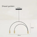 Ljojo Minimalist Postmodern Geometric Chandeliers for Home and Restaurants