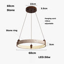 Wabi Sabi Yellow Travertine Pendant Light for Livingroom Kitchen Island by Ljojo