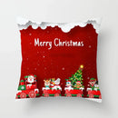 Ljojo Merry Christmas Green Pillowcase Sofa Decoration Cover