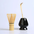 Ljojo Matcha Tea Set Bamboo Whisk Scoop Ceramics Bowl Handmade Ceremony Tool