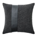 Faux Leather Textured Accent Pillow Cover in 9 Colors by Ljojo