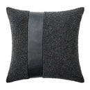 Faux Leather Textured Accent Pillow Cover in 9 Colors by Ljojo