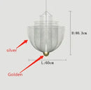 Ljojo Metal Grid LED Chandelier Nordic Iron Pendant Lighting