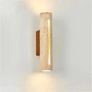LED Wall Lamp Wabi Sabi Style in Yellow Travertine - Ljojo
