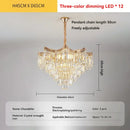 LED Chandelier for Staircase Loft Living Room Modern Nordic Long Lustre Hanging - Ljojo