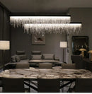Nordic Luxury Crystal Gold Black Chandelier | Modern LED Dining Room Light by Ljojo