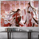 Heaven Officials Blessing Anime Tapestry Wall Hanging Aesthetic Room Decor - Ljojo
