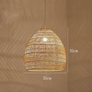 Rattan Pendant Chandelier Ceiling Light by Ljojo™ - Hand Knitted, Modern Design