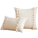 Boho Tassel Accent Pillow Covers by Ljojo - Modern Farmhouse Decor