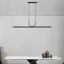Ljojo LED Strip Chandelier for Restaurant Tea Room Office Bar Bedroom Living Dining