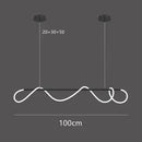 Nordic Led Long Hose Chandelier Table Dining Kitchen Lighting Ljojo