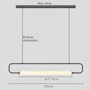 LED Minimalist Tube Pendant Light for Kitchen Island by Ljojo - European Design Home Decor