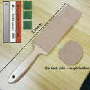 2026 Portable Knife Sharpening Stone - Aluminum Base Polishing Leather Strip - Kitchen Sharpening System by Ljojo