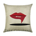 Ljojo Linen Pillowcase 45*45cm for Household Sofa Decor - Love Letter Series