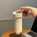 Ljojo 420ml Stainless Steel Coffee Thermos Tumbler - Portable Insulated Travel Cup