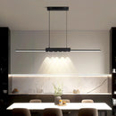 Ljojo LED Pendant Lamp: Modern Minimalist Stripe Design for Bedroom Living Room Lighting