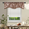 Ljojo Luxury Jacquard Weave Valance Curtain for Home Decoration