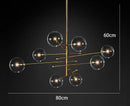 Luxury LED Pendant Lights Glass Bubble Hanging Lamps - Nordic Design Home Decor Ljojo