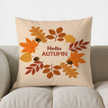 Autumn Pumpkins Decorative Throw Pillow Cover by Ljojo - for Sofa, Bedroom, Car