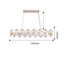 Ljojo Modern Crystal LED Chandelier Pendant Lighting for Dining Living Room Home Decor