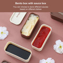 Ljojo Large Capacity Double-Layer Lunch Box with Tableware - Heatable Bento Box