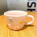 Ljojo Macaron Color Coffee Mug - 400ML Cute Ceramic Cup