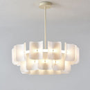 Large Chandelier Wabi Sabi Minimalist Acrylic Lamp for Dining Living Room by Ljojo