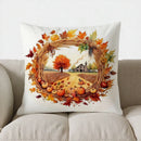 Autumn Pumpkins Decorative Throw Pillow Cover by Ljojo - for Sofa, Bedroom, Car