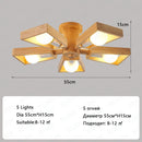 Wabi-sabi Wood Tree Branching LED Chandelier Lamps for Home Decoration by Ljojo