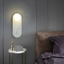 Ljojo Luxury Glass Sconce Wall Lamp | Marble Decoration for Bedroom Living Room